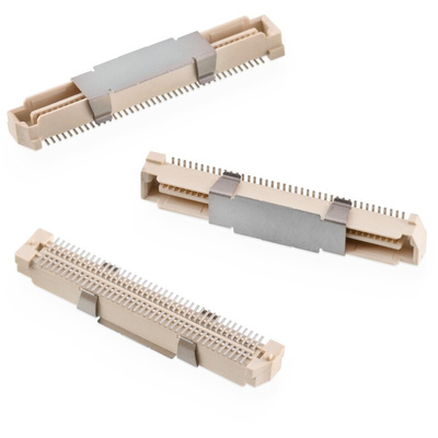 Wurth Elektronik WR-BTB Series Vertical PCB Header, 80 Contact(s), 0.8mm Pitch, 1 Row(s)