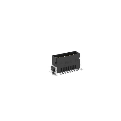 ERNI SMC Series Surface Mount PCB Header, 16 Contact(s), 1.27mm Pitch, 2 Row(s)