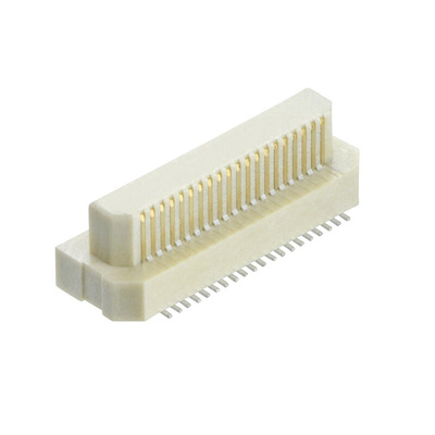HARWIN M58 Series Surface Mount PCB Header, 40 Contact(s), 0.5mm Pitch, 20 Row(s)