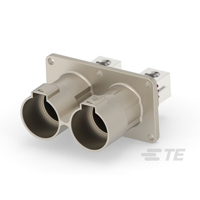 TE Connectivity PowerTube 1400 Series Straight Panel Mount PCB Connector, 2 Contact(s), 47mm Pitch, 1 Row(s)