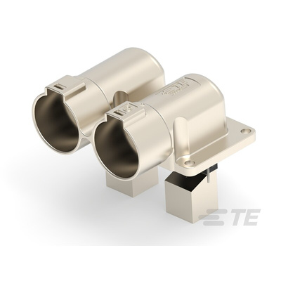 TE Connectivity PowerTube 1400 Series Right Angle Panel Mount PCB Connector, 2 Contact(s), 47mm Pitch, 1 Row(s)