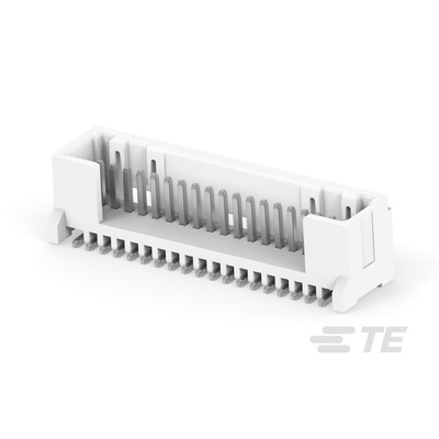 TE Connectivity MICRO CT Series Straight Board Mount PCB Header, 19 Contact(s), 1.2mm Pitch, 1 Row(s)