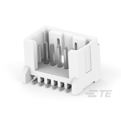 TE Connectivity MICRO CT Series Straight Board Mount PCB Header, 6 Contact(s), 1.2mm Pitch, 1 Row(s)