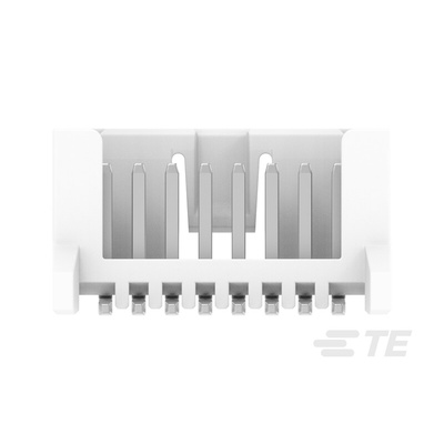 TE Connectivity MICRO CT Series Straight Board Mount PCB Header, 8 Contact(s), 1.2mm Pitch, 1 Row(s)