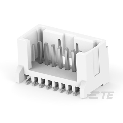 TE Connectivity MICRO CT Series Straight Board Mount PCB Header, 8 Contact(s), 1.2mm Pitch, 1 Row(s)