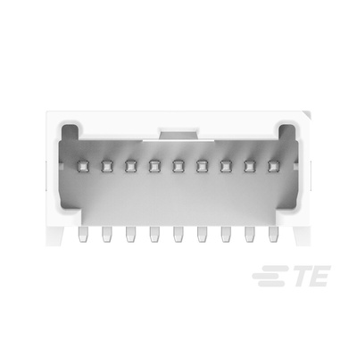 TE Connectivity MICRO CT Series Straight Board Mount PCB Header, 9 Contact(s), 1.2mm Pitch, 1 Row(s)