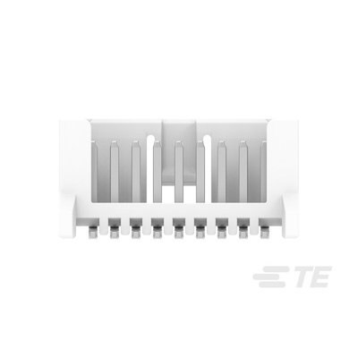 TE Connectivity MICRO CT Series Straight Board Mount PCB Header, 9 Contact(s), 1.2mm Pitch, 1 Row(s)
