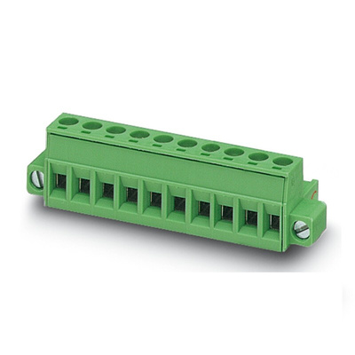 Phoenix Contact MSTB Series Straight PCB Connector, 10 Contact(s), 5.08mm Pitch, 1 Row(s)