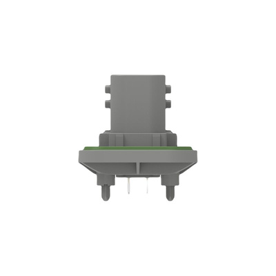 TE Connectivity 2-23774 Series Vertical Panel Mount PCB Header, 18 Contact(s), 6mm Pitch, 2 Row(s), Shrouded