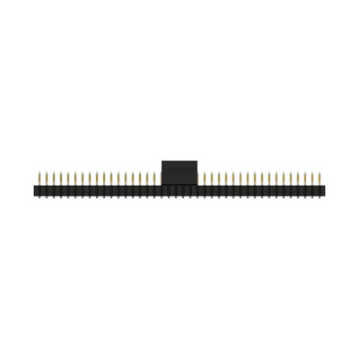 TE Connectivity 1MM-HU Series Vertical Board Mount PCB Header, 50 Contact(s), 1mm Pitch, 2 Row(s), Unshrouded