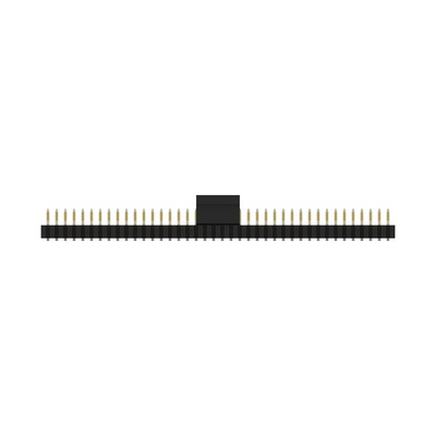 TE Connectivity 1MM-HU Series Vertical Board Mount PCB Header, 50 Contact(s), 1mm Pitch, 2 Row(s), Unshrouded