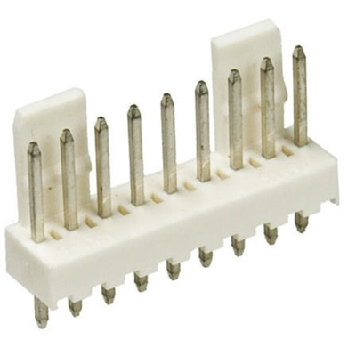 Molex Mini-Latch Series Straight Through Hole Pin Header, 15 Contact(s), 2.5mm Pitch, 1 Row(s), Unshrouded