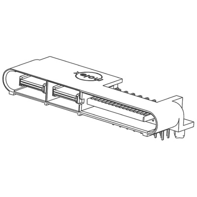 Molex EXTreme LPHPower Series Right Angle Through Hole PCB Header, 28 Contact(s), 1.27mm Pitch, Shrouded