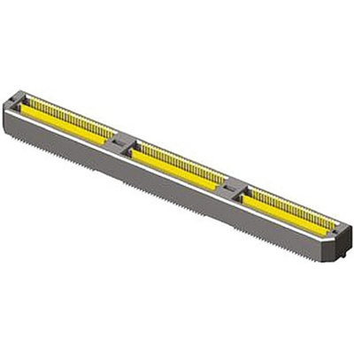Samtec QTH Series Straight Surface Mount PCB Header, 60 Contact(s), 0.5mm Pitch, 2 Row(s), Shrouded