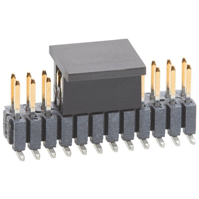 Molex Slim-Grid Series Straight Surface Mount Pin Header, 24 Contact(s), 1.27mm Pitch, 2 Row(s), Unshrouded