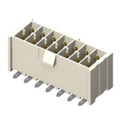 Samtec IPL1 Series Straight Through Hole PCB Header, 20 Contact(s), 2.54mm Pitch, 2 Row(s), Shrouded