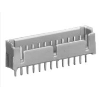 Hirose DF1BZ Series Straight Through Hole PCB Header, 18 Contact(s), 2.5mm Pitch, 2 Row(s), Shrouded
