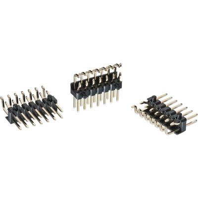 Wurth Elektronik WR-PHD Series Right Angle Through Hole Pin Header, 26 Contact(s), 2.54mm Pitch, 2 Row(s), Unshrouded