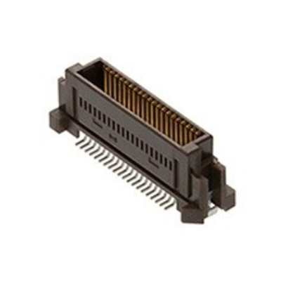 Molex SlimStack Series Straight Surface Mount PCB Header, 160 Contact(s), 0.64mm Pitch, 2 Row(s), Shrouded