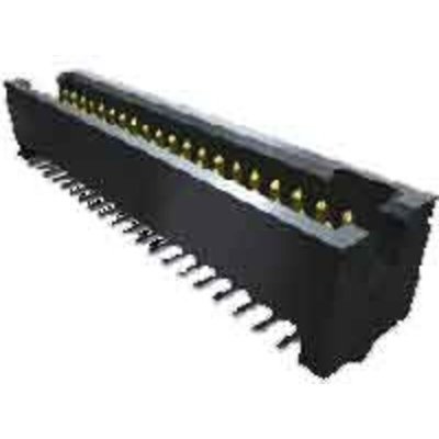 Samtec TFM Series Straight Through Hole PCB Header, 40 Contact(s), 1.27mm Pitch, 2 Row(s), Shrouded