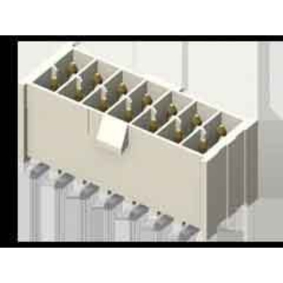 Samtec IPL1 Series Right Angle Through Hole PCB Header, 4 Contact(s), 2.54mm Pitch, 1 Row(s), Shrouded