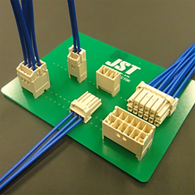 JST BNI Series Through Hole PCB Header, 3 Contact(s), 3.3mm Pitch, 1 Row(s), Shrouded