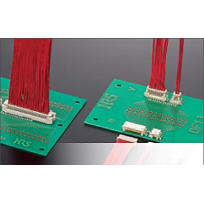 Hirose DF13 Series Straight Through Hole PCB Header, 8 Contact(s), 1.25mm Pitch, 1 Row(s), Shrouded
