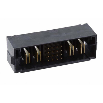 Samtec MPTC Series Straight PCB Header, 20 Contact(s), 2.0mm Pitch, 10 Row(s), Shrouded