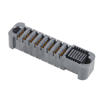 Molex EXTreme Guardian Series Right Angle Through Hole PCB Header, 1P + 15S + 1P Contact(s), 2.0mm Pitch, 5 Row(s),