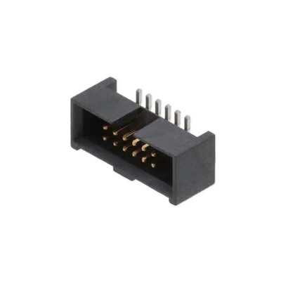 Samtec SHF Series Vertical PCB Header, 12 Contact(s), 1.27mm Pitch, 2 Row(s), Shrouded