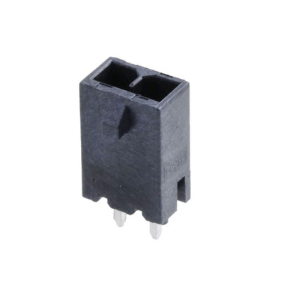 Molex Micro-Fit+ Series Vertical Through Hole PCB Header, 2 Contact(s), 3.0mm Pitch, 1 Row(s), Shrouded