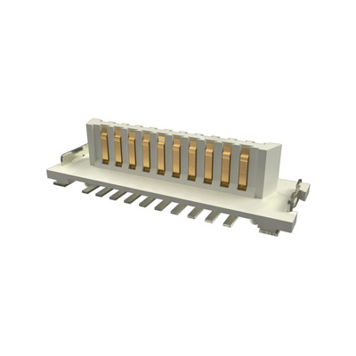 Amphenol Communications Solutions Conan Lite Series Straight, Vertical PCB Header, 21 Contact(s), 1.0mm Pitch, Shrouded