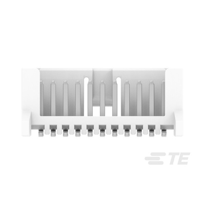 TE Connectivity MICRO CT Series Straight Board Mount PCB Header, 11 Contact(s), 1.2mm Pitch, 1 Row(s)