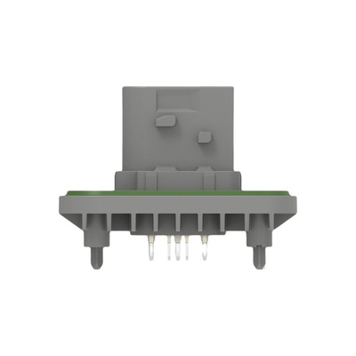 TE Connectivity 2-23781 Series Vertical Panel Mount PCB Header, 7 Contact(s), 6mm Pitch, 2 Row(s), Shrouded