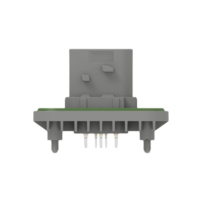 TE Connectivity 2-23781 Series Vertical Panel Mount PCB Header, 7 Contact(s), 6mm Pitch, 2 Row(s), Shrouded