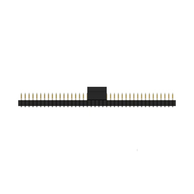 TE Connectivity 1MM-HU Series Vertical Board Mount PCB Header, 50 Contact(s), 1mm Pitch, 2 Row(s), Unshrouded