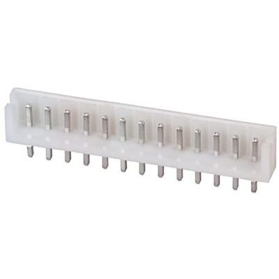 JST EH Series Straight Through Hole PCB Header, 13 Contact(s), 2.5mm Pitch, 1 Row(s), Shrouded