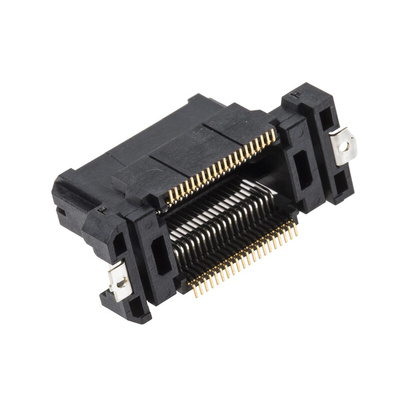 Hirose FunctionMAX FX20 Series Straight Surface Mount PCB Header, 40 Contact(s), 0.5mm Pitch, 2 Row(s), Shrouded