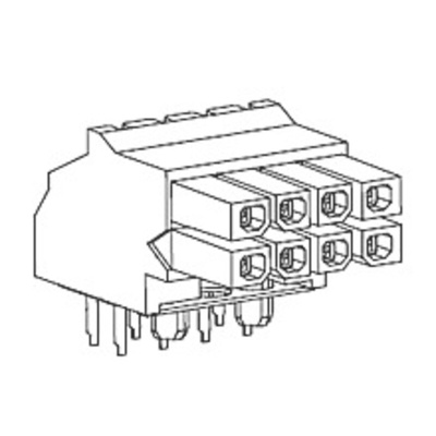 Molex Micro-Fit BMI Series Right Angle Through Hole PCB Header, 24 Contact(s), 3.0mm Pitch, 2 Row(s), Shrouded