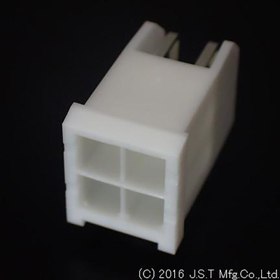 JST XL Series Right Angle Through Hole PCB Header, 4 Contact(s), 5.0mm Pitch, 2 Row(s), Shrouded