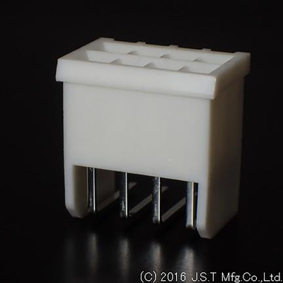 JST XL Series Right Angle Through Hole PCB Header, 8 Contact(s), 5.0mm Pitch, 2 Row(s), Shrouded
