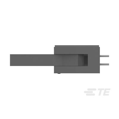 TE Connectivity AMP-LATCH Series Straight Through Hole PCB Header, 10 Contact(s), 2.54mm Pitch, 2 Row(s), Shrouded