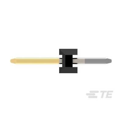 TE Connectivity AMPMODU Series Straight Through Hole Pin Header, 5 Contact(s), 2.0mm Pitch, 1 Row(s), Unshrouded