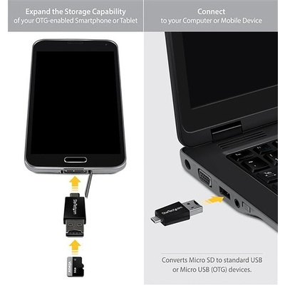 Startech 1 port External Micro SD Card Reader for MicroSD Card Types