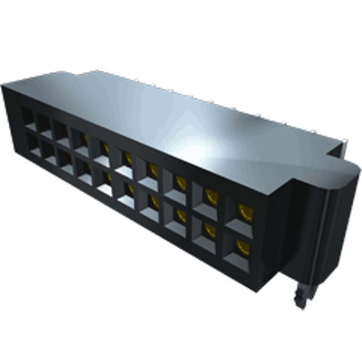 Samtec SFMH Series PCB Header, 20 Contact(s), 1.27mm Pitch, 2 Row(s), Shrouded