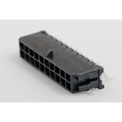 Molex Micro-Fit 3.0 Series Vertical Surface Mount PCB Header, 20 Contact(s), 3.0mm Pitch, 2 Row(s), Shrouded