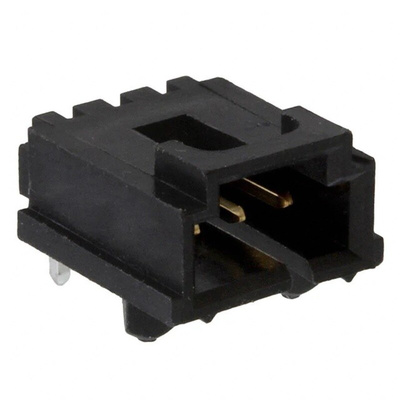 Molex SL Series Right Angle PCB Header, 3 Contact(s), 2.54mm Pitch, 1 Row(s), Shrouded
