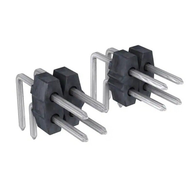 Molex C-Grid III Series Right Angle Through Hole Pin Header, 10 Contact(s), 2.54mm Pitch, 2 Row(s), Unshrouded