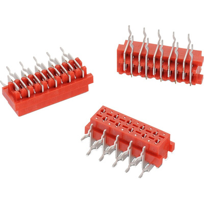 Wurth Elektronik WR-MM Series Right Angle PCB Header, 14 Contact(s), 2.54mm Pitch, 2 Row(s)
