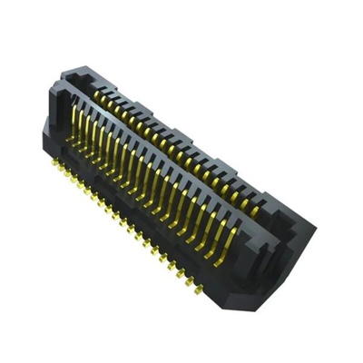 Samtec LSS Series Horizontal Surface Mount PCB Header, 80 Contact(s), 0.635mm Pitch, 2 Row(s), Shrouded